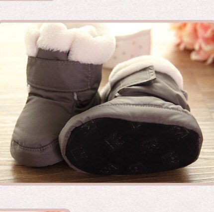 Vinter baby pige sko vandtæt og vindtæt tyk varm baby dreng støvler til nyfødte spædbørn outwear sne støvler