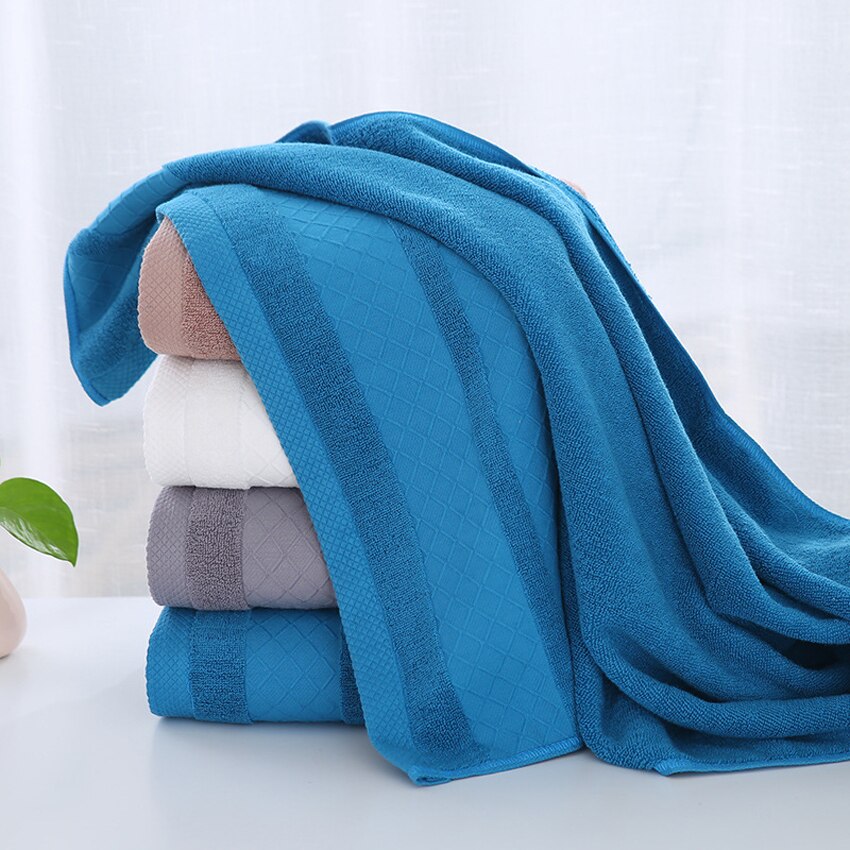 Geometric Towel 100% Cotton Towels Set Soft Thick Shower Bathroom Home Spa Face Towel for Adults Kids Toalla Serviette Handtuch