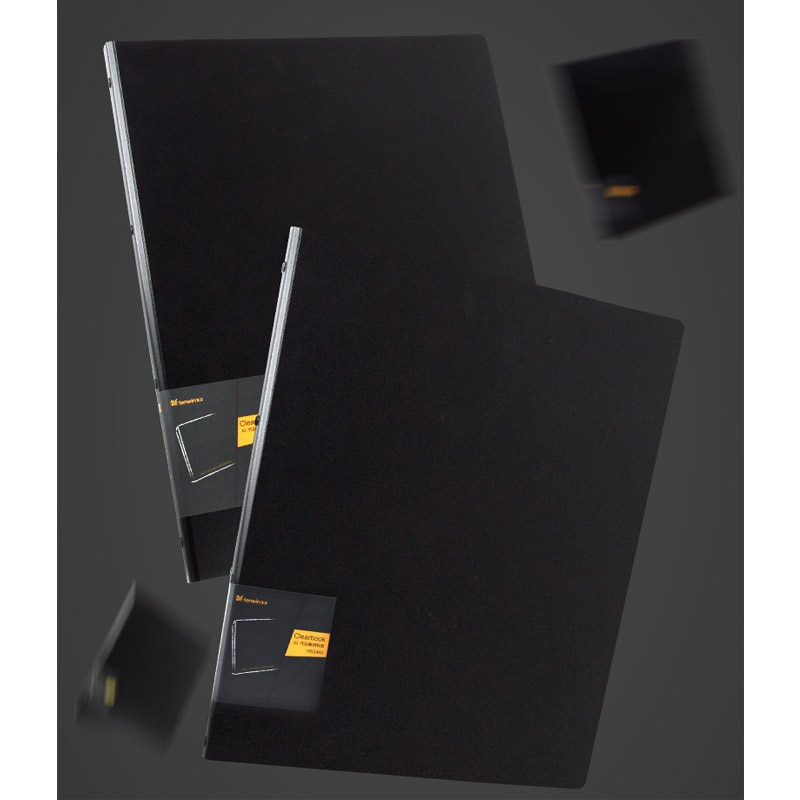 A3/A4/8K document presentation folder 430*350mm 20 page transparent folder vertical insert document booklet Art Works collection