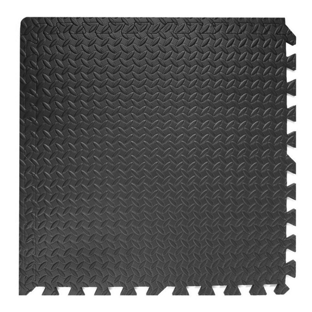 8/10/12/16 stk 30*30*1.2cm skjøteteppematte fitness sklisikker yogamatte gym hjemmetreningsmatte treningsunderlag gulvbeskyttelsesmatte: 10 stk sort