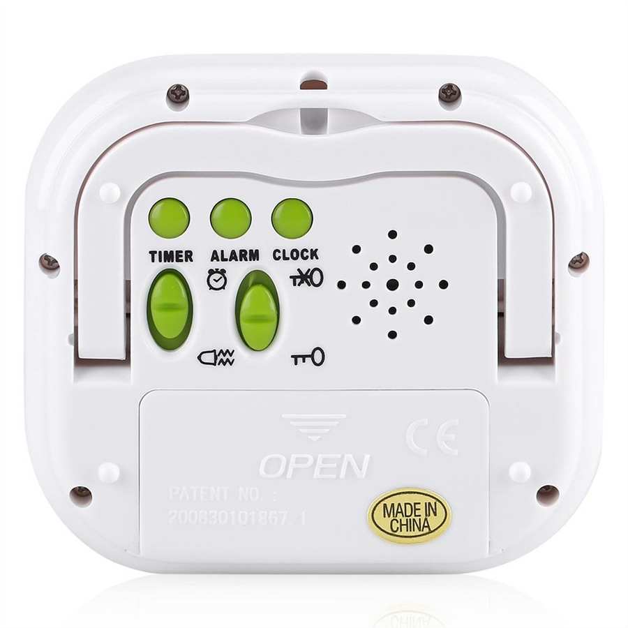 Música/vibración Digital LCD despertador temporizador electrónico para cocina con retroiluminación SS