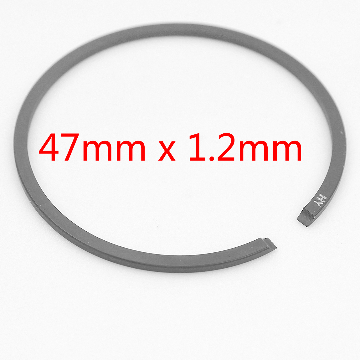 Kolbenringe-Set 45 mm 39 mm 35 mm 47 mm 32 mm 33 mm 36 mm 37 mm für Kettensägenschneider und Motorteile: WHITE