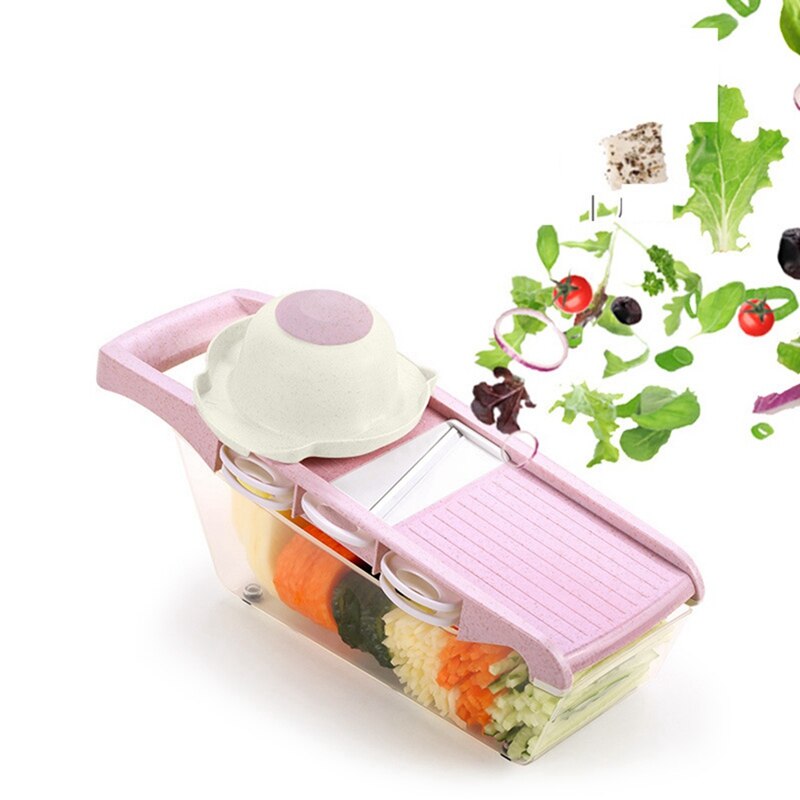 Vegetable Cutter Tools With Steel Blade Mandoline Slicer Potato Peeler Carrot Cheese Grater Vegetable Slicer Kitchen Accessories