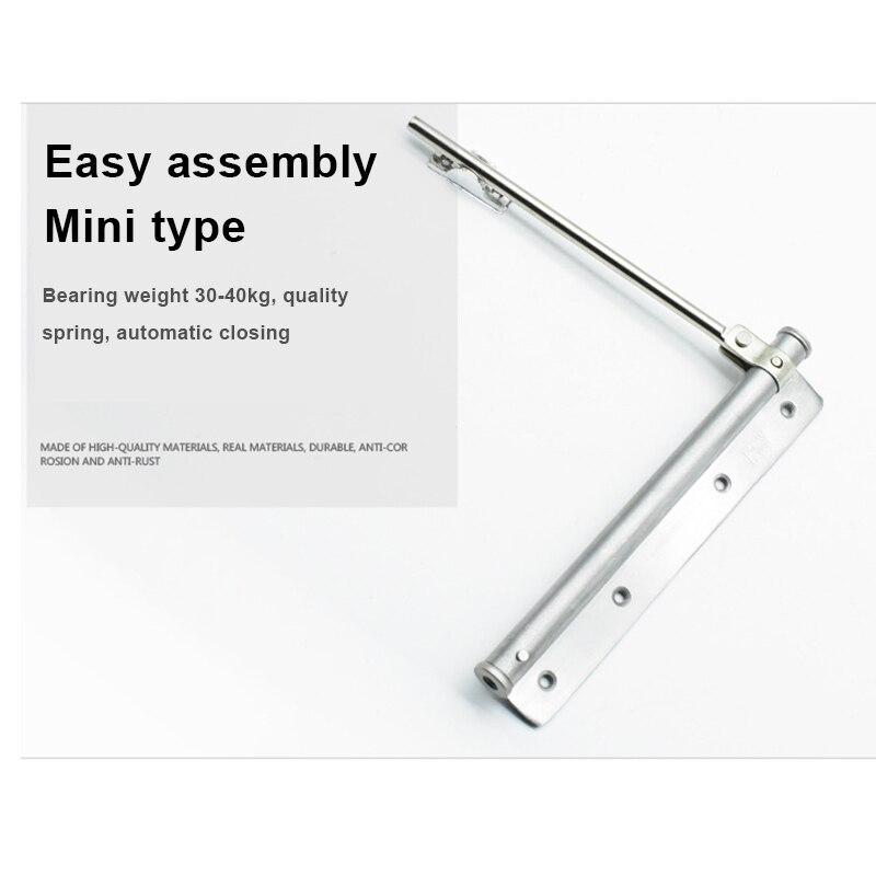 Automatic Door Closer Stainless Steel Spring Buffer Durable For Home Office Store NE