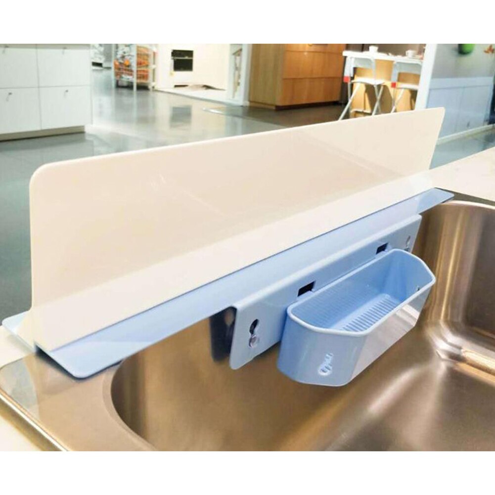 Bathroom ABS Suction Cup For Kitchen Sink Water Splash Guard Washing Multi-functional With Box Accessories Easy Clean Waterproof