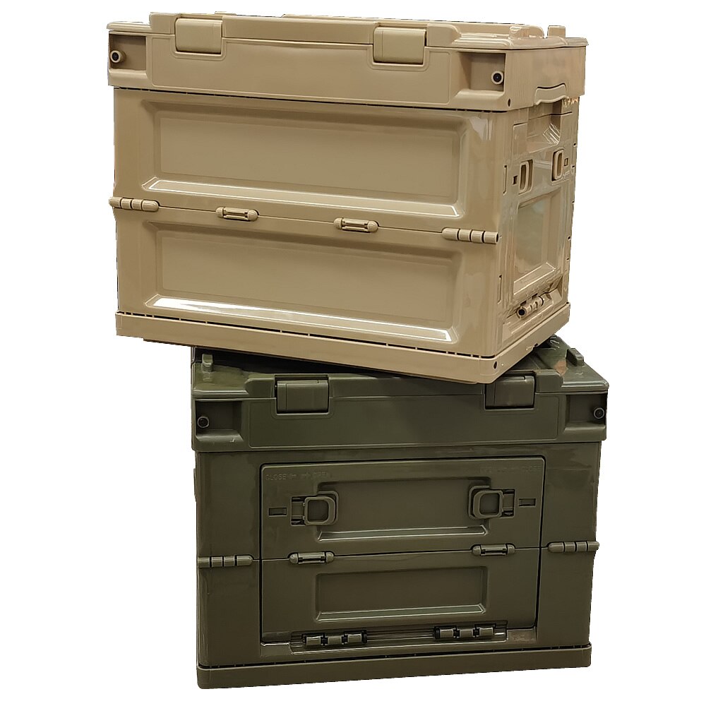 Portable Foldable Space Saving Storage Box Car Trunk Waterproof Outdoor Camping Container PP Reusable Large Capacity Travel