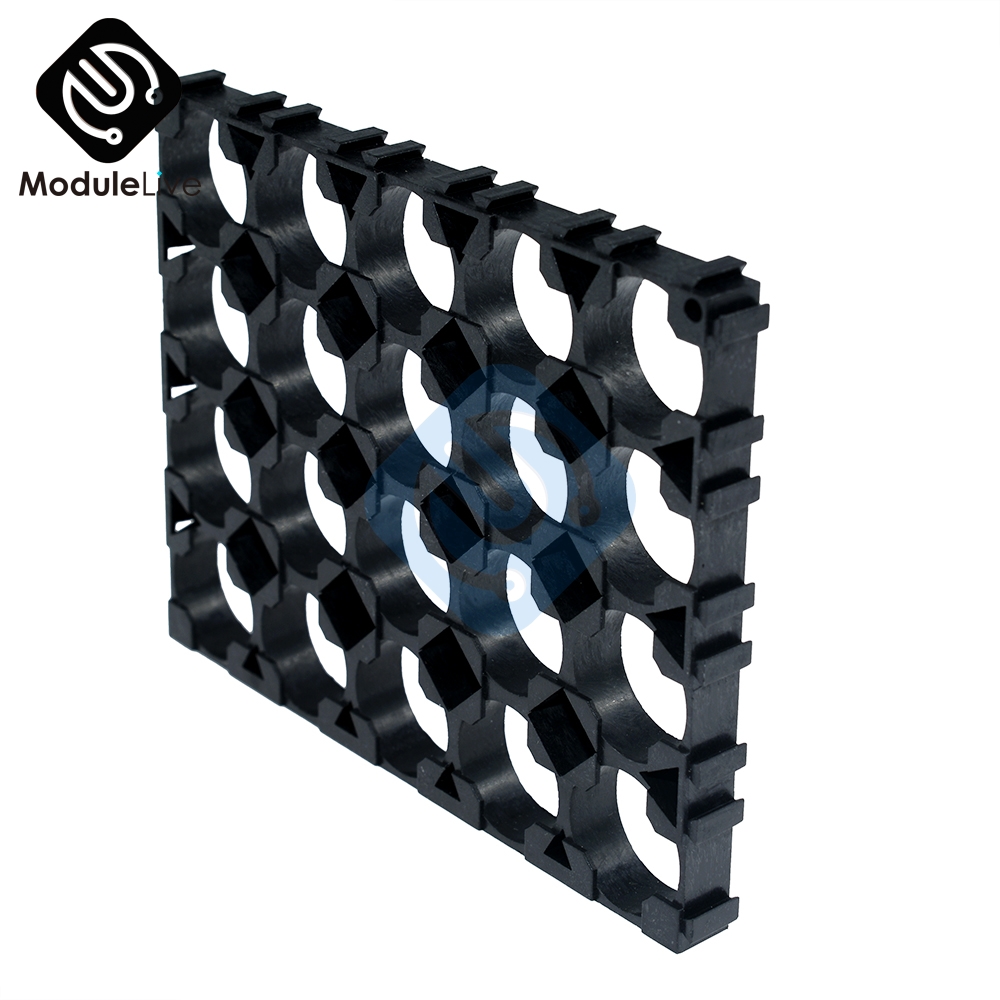 10 sztuk 4x5 4*5 separator ogniw 18650 uchwyt baterii 18650 bateria litowa plastikowy stojak baterie promieniowanie muszla Pakiet 100% pochodzenie