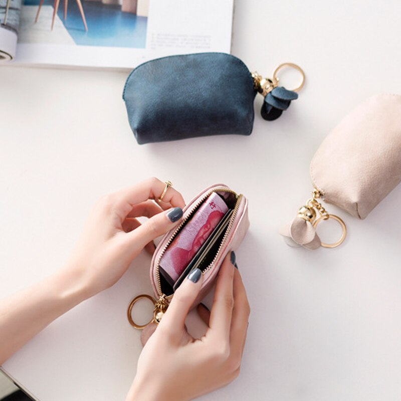 Kleine Portemonnees Voor Vrouwen Pu Leer Mode Ftorage Tassen Vrouwen Bank Credit Card Holder Casual Coin Wallet