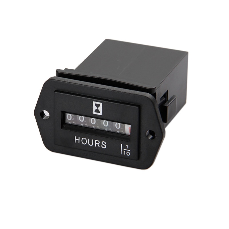 Mechanical Hour Meter for Diesel engine Gasoline engine marine mill tractors boats forklift trucks lift HM002 DC 6V 12V 50V