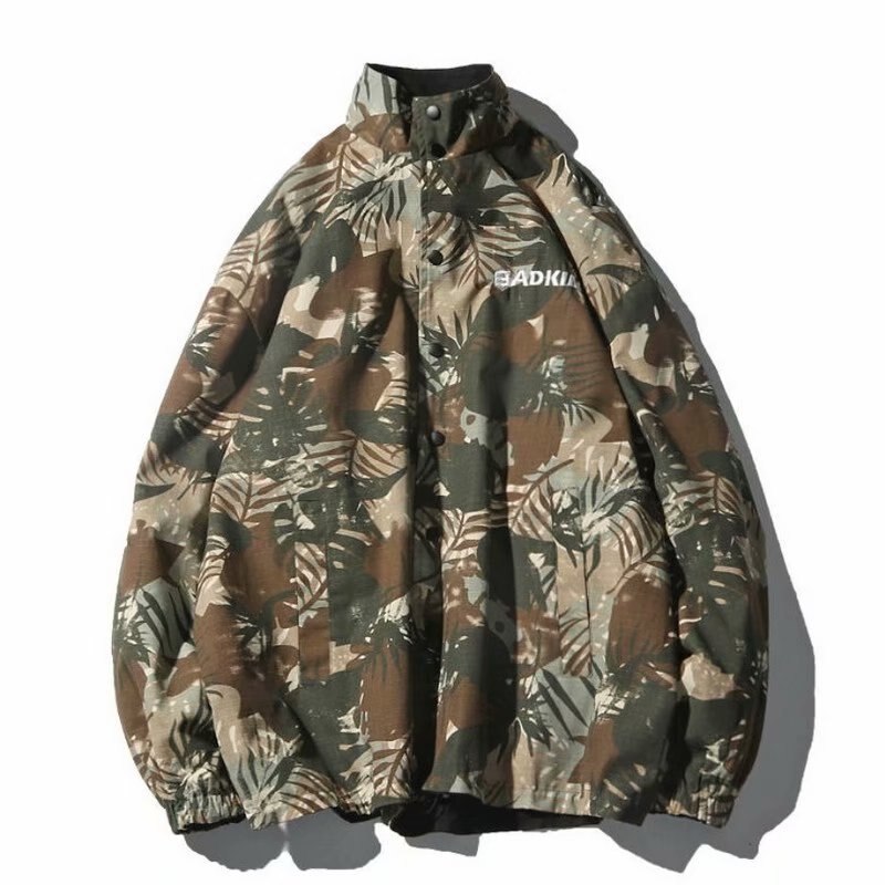 Zazomde vendbar jakke herre bomber jakker hip hop retro denim jakker street style herre afslappet retro jakker mand