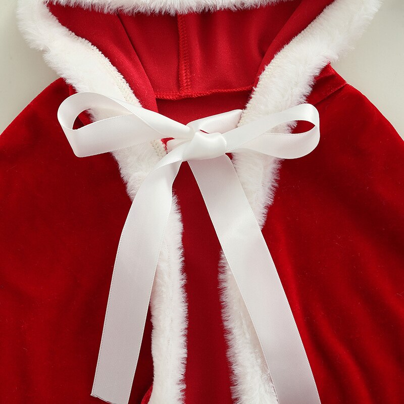 Toddler Cloak with Hood, Kid Soft Warm Velvet Cape Dress-up Costume Halloween Christmas Carnival Cosplay Clothes