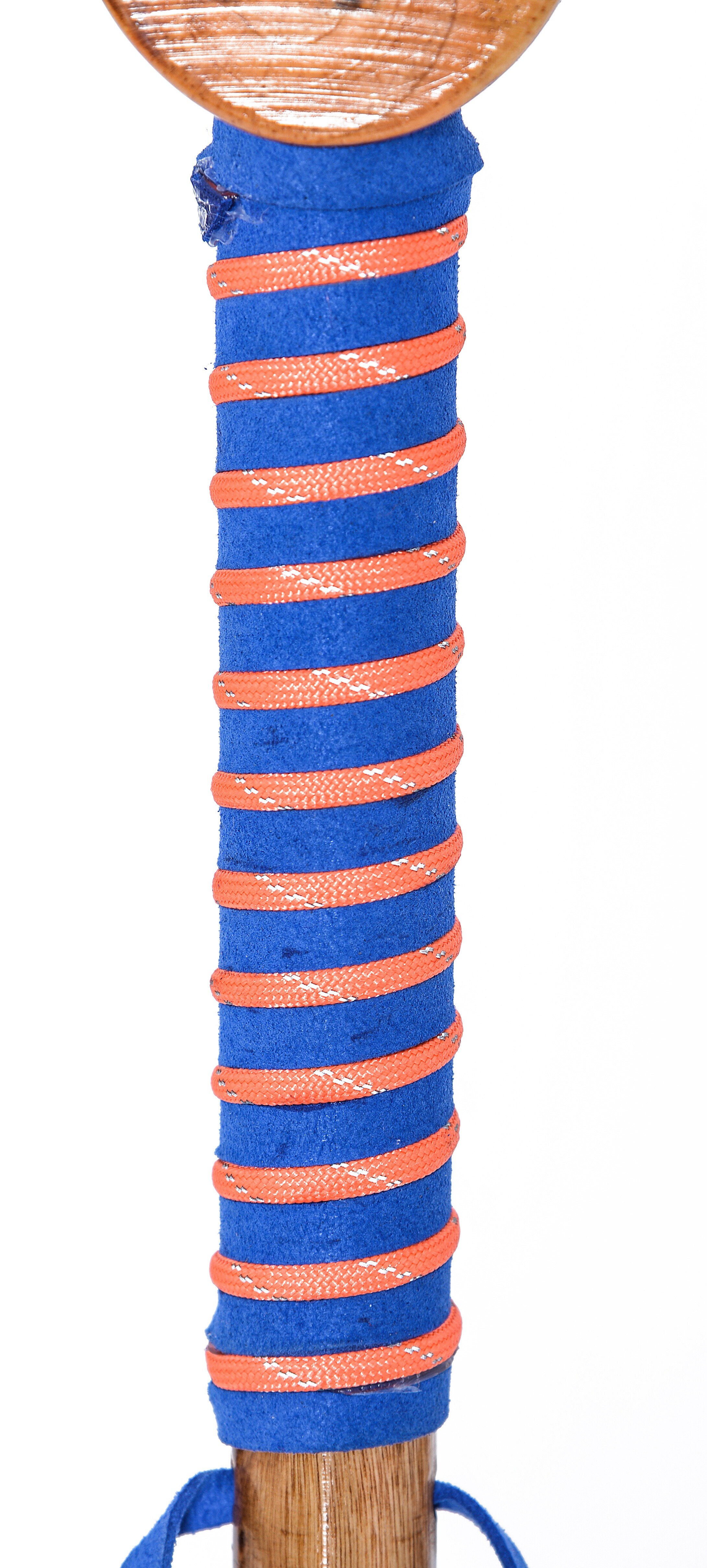 FOREST PILOT 3 Piece Detachable Hiking Stick Wooden Head with Compass and Thermometer Nature Color, 48 Inches,Stick for hiking