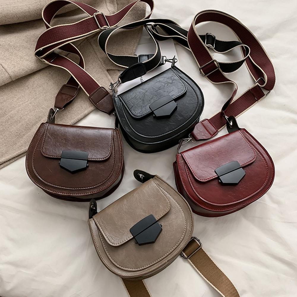 Frauen Tasche Schulter Messenger Tasche Einfarbig Große Kapazität Leder Einfach Wilde Casual Leder einfarbig h1