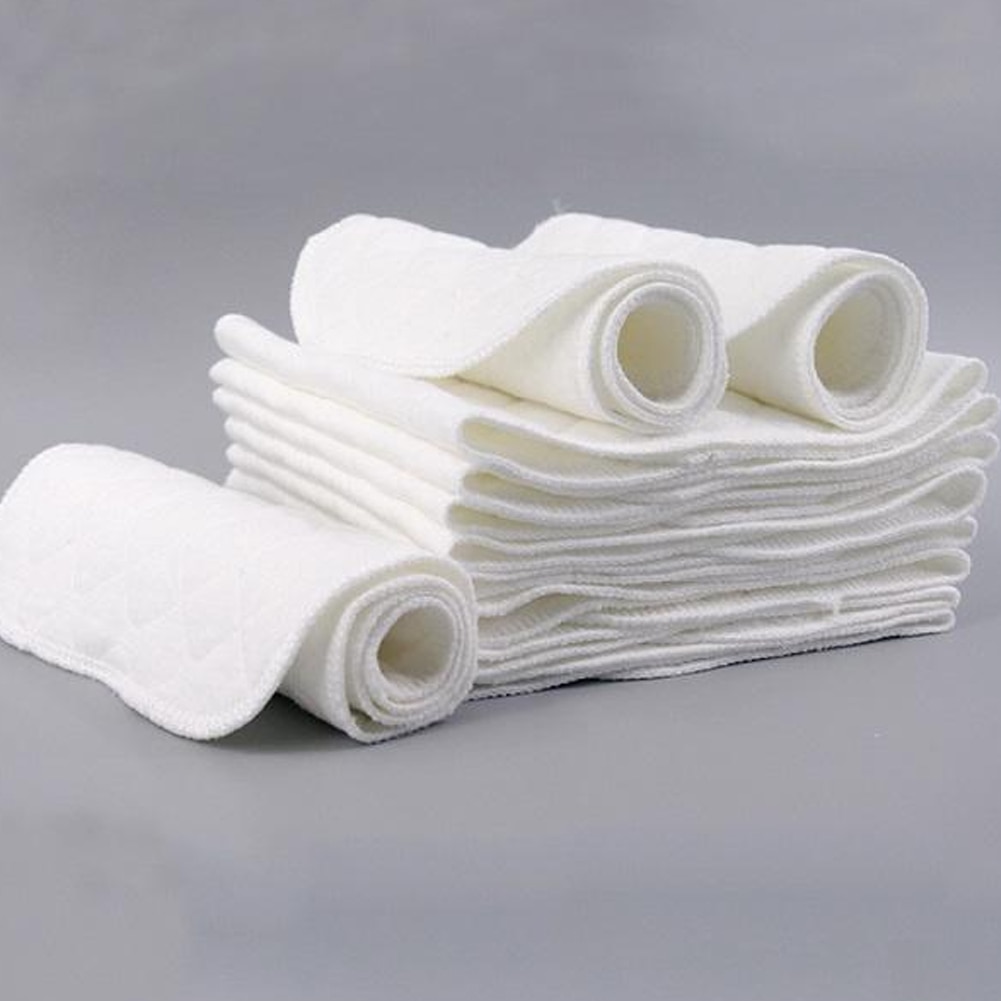 20pcs Reusable baby Diapers Cloth Diaper Inserts Boosters Liners Washable babies care Eco-friendly diaper
