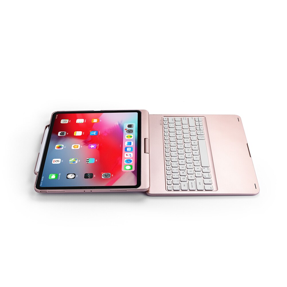 360 dreh Bluetooth Tastatur Hintergrundbeleuchtung Drahtlose Bluetooth Tastatur Für iPad Profi 12,9 Tablette Laptop Bluetooth-fähigen Geräzehn