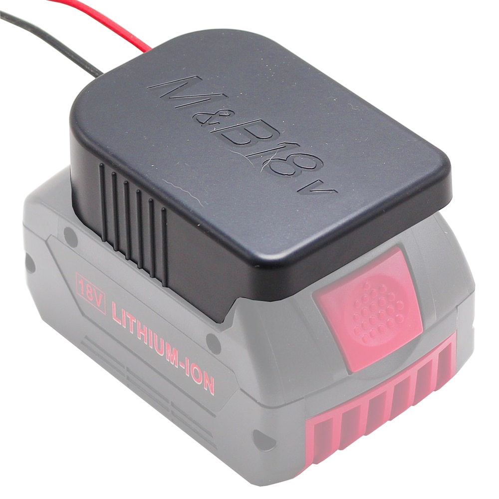 Power Opladen Adapter Voor Makita & Bosch 18V Li-Ion Batterij Mount Connector Adapter Voor BL1830 BL1840 BL1860 BAT609