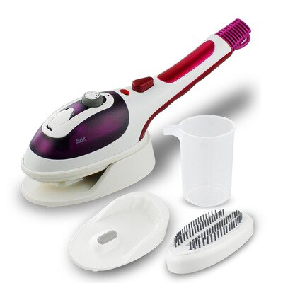 Plancha de vapor manual Vertical para ropa, planchas de vapor, portátil, para viaje en casa, Iron110V/220V: purple / US