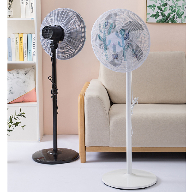 Cute Printed Electric Fan Cover for Baby Kid Finger Protector Safety Mesh Net Cover Children Hand-protected Fan Guard Dust Cover