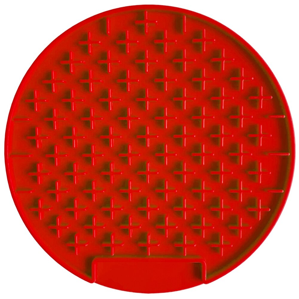 Voerbak voor huisdieren, siliconen likmat voor honden, voerbak voor honden, voerbak voor honden, voerbak voor honden, voerbak voor honden, voerbak voor honden en katten, voerbak voor honden die langzaam eten.: A