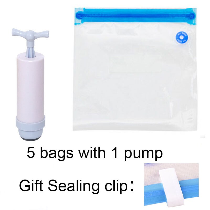 Bolsa de almacenamiento al vacío para impresora 3D, filamento PLA ABS, secador de filamentos, bolsas de sellado resistentes a la humedad que mantienen el filamento seco: 5 Bags 1 Pump