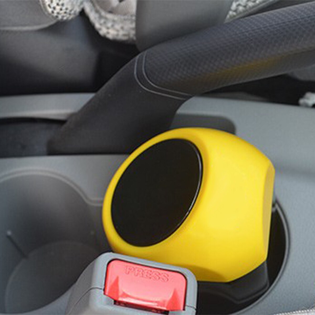 Bil skraldespand holdbar bil auto skraldespand kan bilaffald opbevaring mini hjemmekontor auto bil køretøj skraldespand