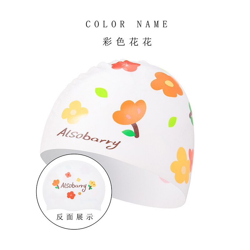 Gorro de baño de tela de silicona para hombre y mujer, alta elasticidad, impermeable, protege las orejas, accesorios de natación: 10