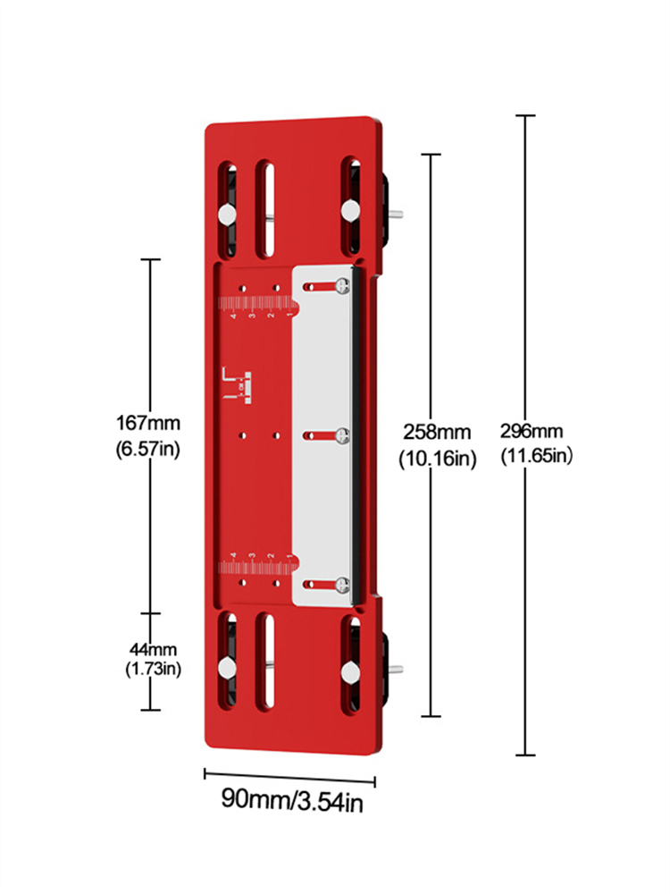 Adjustable Saw Bottom Base Guide Plate Woodworking Tool Aluminum Alloy Linear Motion Guide Rail For Circular Saw Cutting Machine