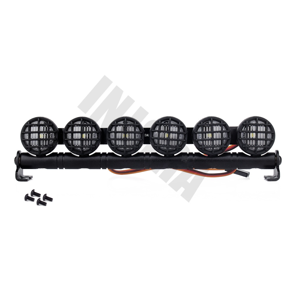 152mm multifunktions led lysbjælke til rc crawler traxxas trx -4 trx 4 d90 axial scx 10 90046