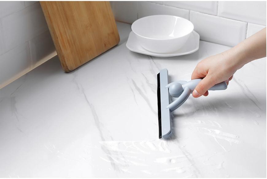 Window Squeegees Glass Cleaning Wiper Brush Eco-Friendly Soft Glass Scraper Glass Wiper Cleaner Helper Household Cleaning Tool