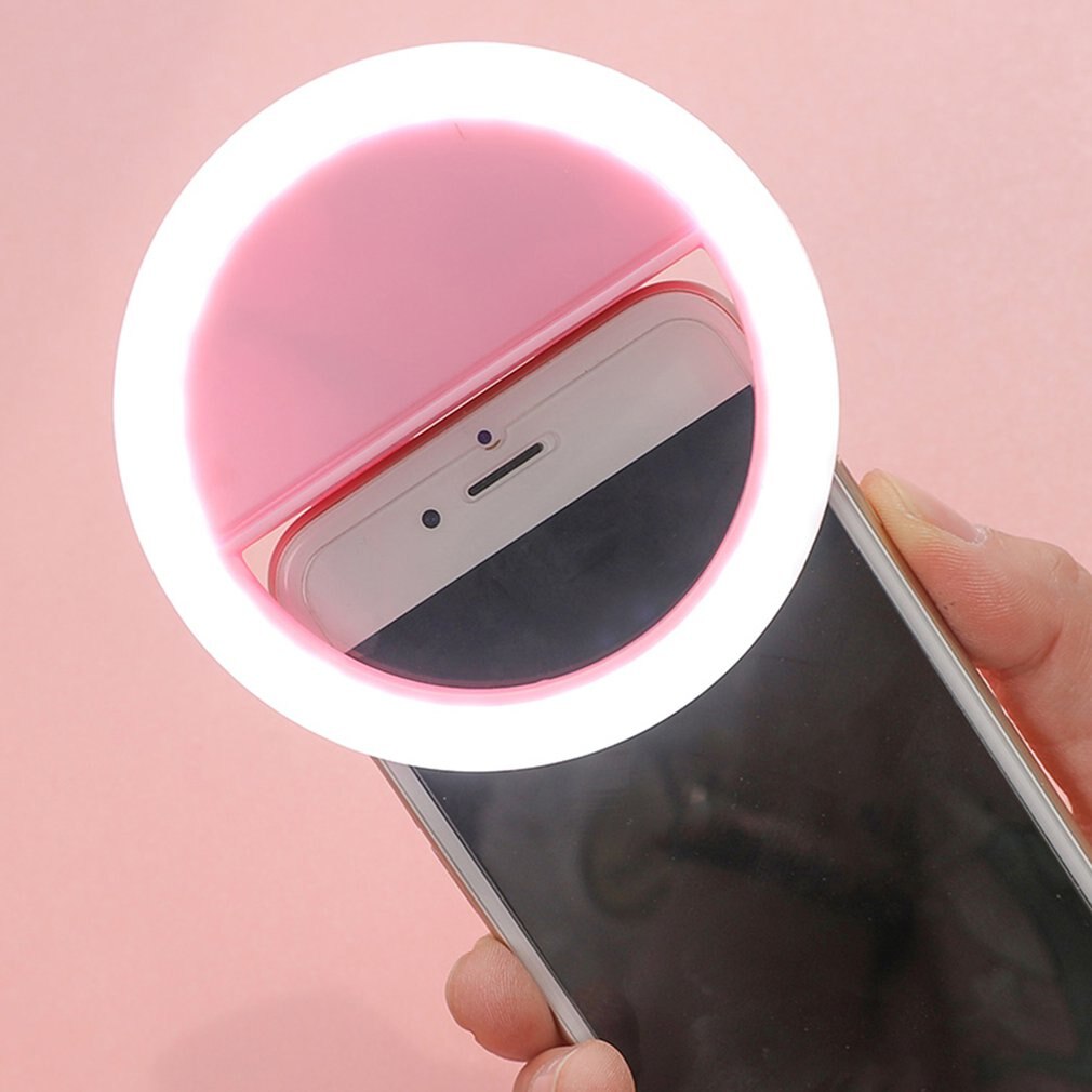 Selfie Licht Ring Led Lamp Mobiele Telefoon Lens Universele Selfie Led Lamp Ring Flash Mobiele Telefoon Camera Lenzen Licht ring Clip
