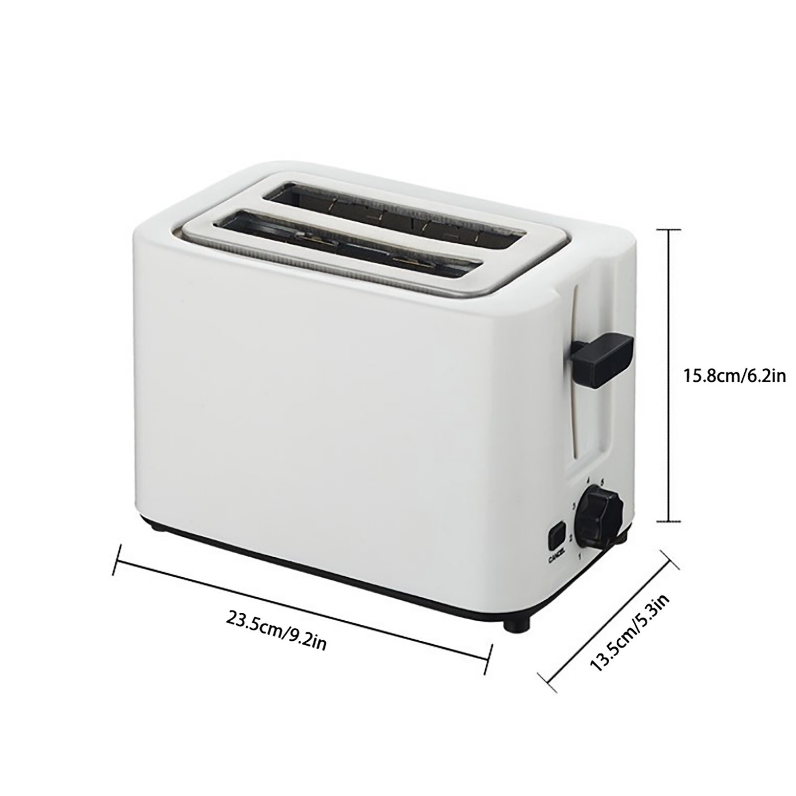 2 Slices Toaster Automatic Fast Heating Bread Toaster Household Breakfast Maker American Mini Toaster Breakfast Machine#db4