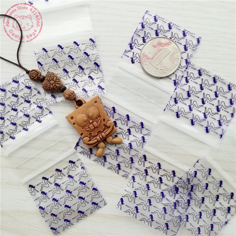 1515 Zware D Naakte Dames Print Desgin Sieraden Tassen Zip Lock Baggies 100Pcs 1.5 "X 1.5" T09
