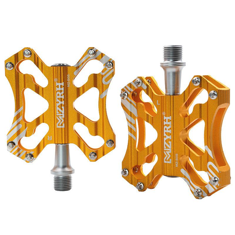 MZYRH Bicycle Aluminium Alloy Pedals Mountain Bike Bearing Super Light Pedals Cycling Parts
