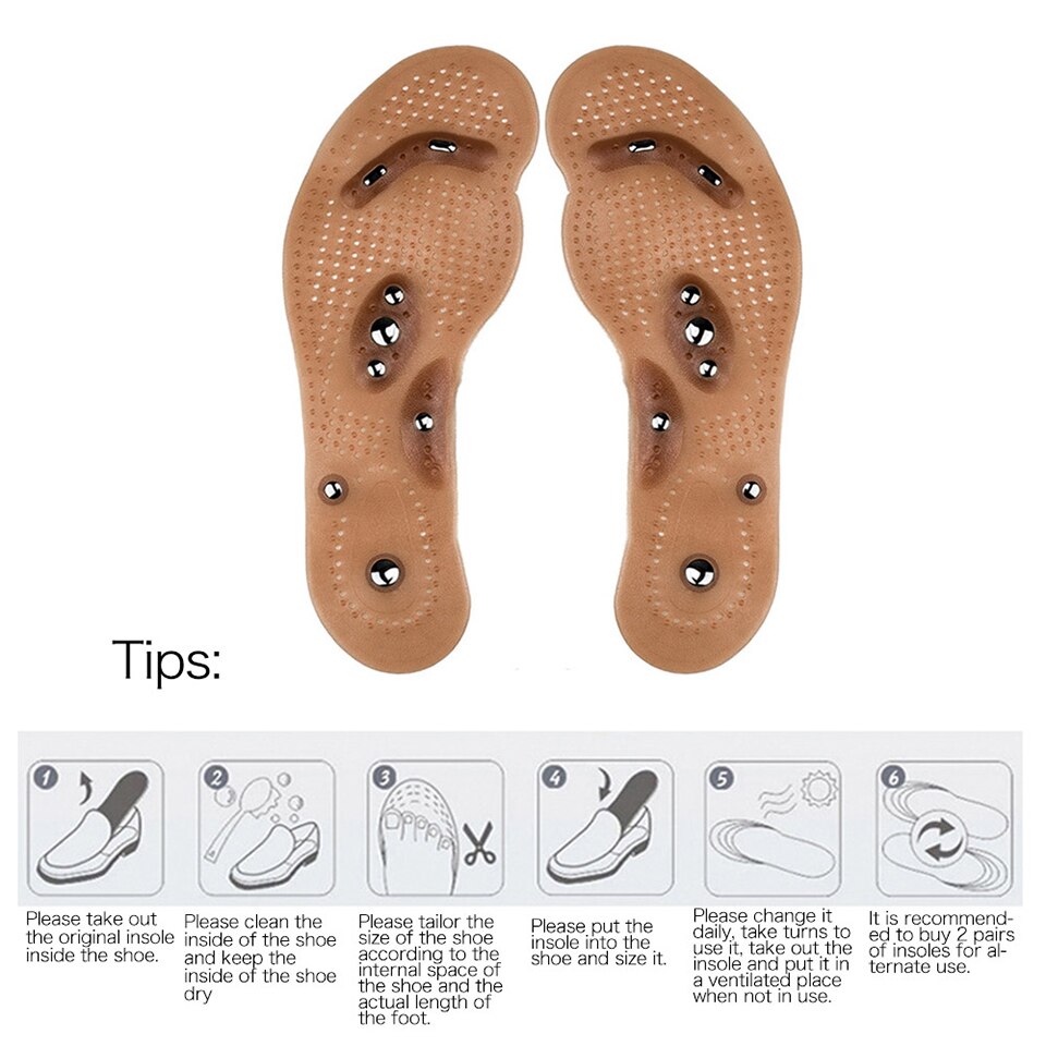Magnetische therapie Abnehmen körper Akupunktur Fett Brennen Einlegesohlen Kissen Fuß Bein Schmerzen Zu Lindern Linderung Atmungs fuß Massage Pads
