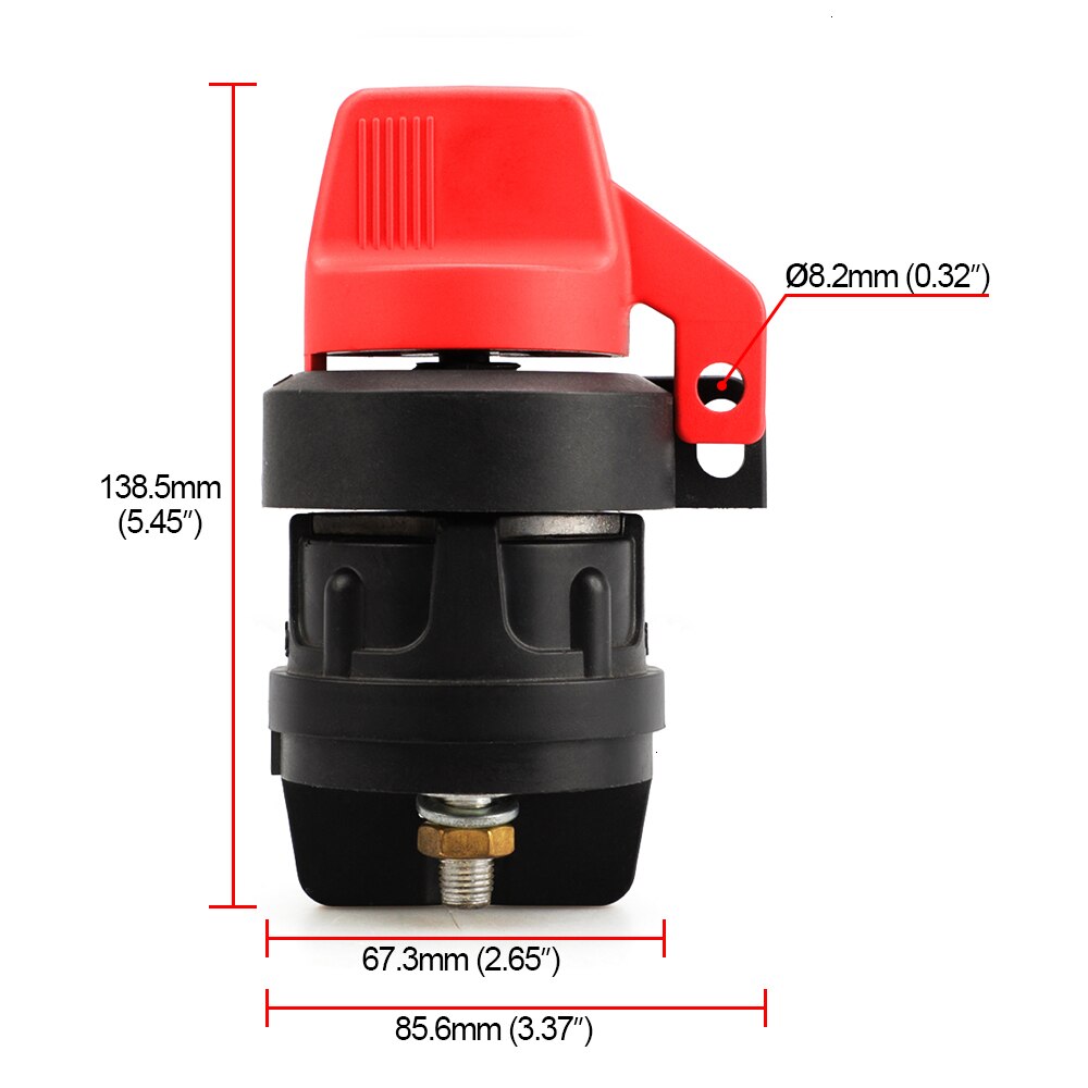 300A 12v Battery Master Switch 75920 SPST On/Off Cole Hersee Isolator Lockable YC101592