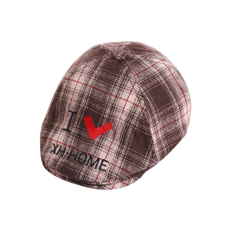 Baby Hoed Katoen Plaid Mode Baby Voor Jongens Baret Cap 2-3 Jaar Oude Baby Hoeden Kids Accessoires comfortabele Caps Zonnehoed