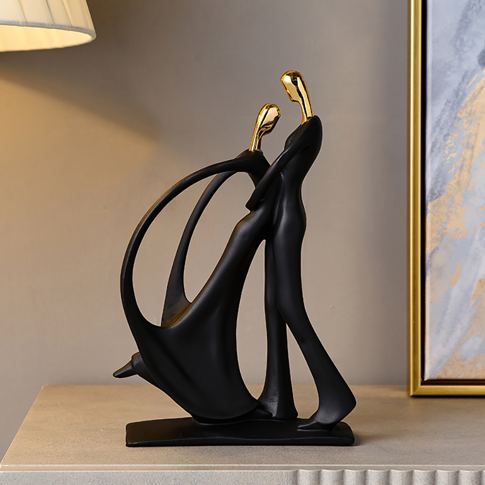 Home Decoration Accessories Modern Human Figurines Living Room Decor Character Resin Abstract Sculpture Office Desk Decorative