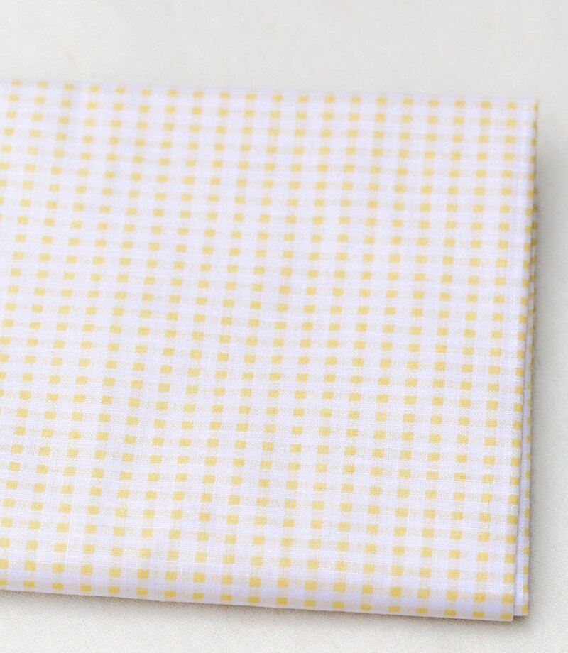 7pieces/lot Yellow mixed flower pattern 25cmx25cm cotton fabric patchwork bundle fabrics cloth sewing DIY