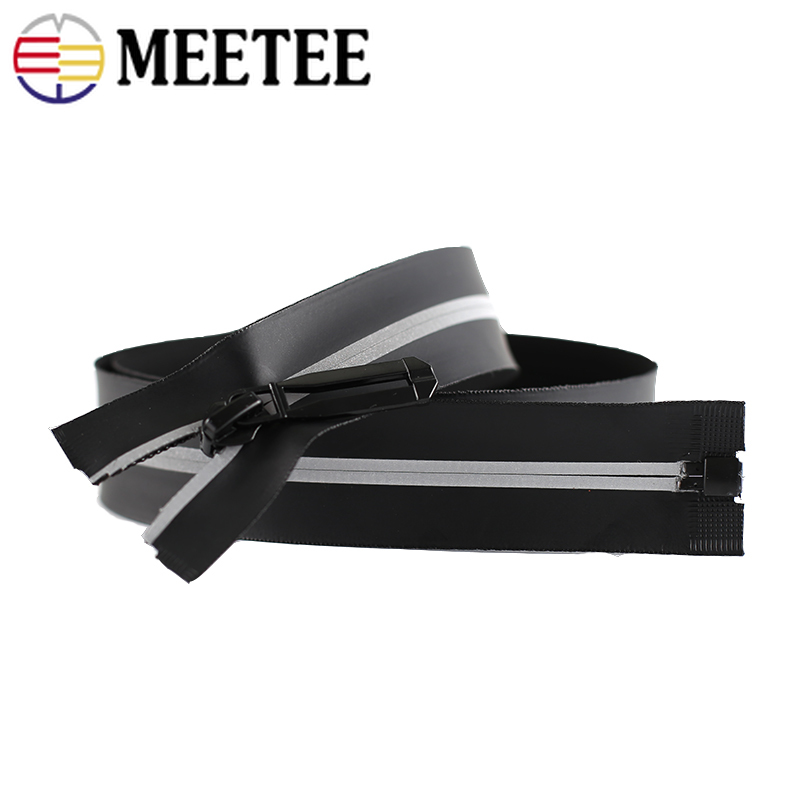 Meetee 5 # Reflecterende Waterdichte Ritsen Outdoor Jas Onzichtbare Nylon Ritsen Voor Ski Jas Sportkleding DIY Kledingstuk Accessoires