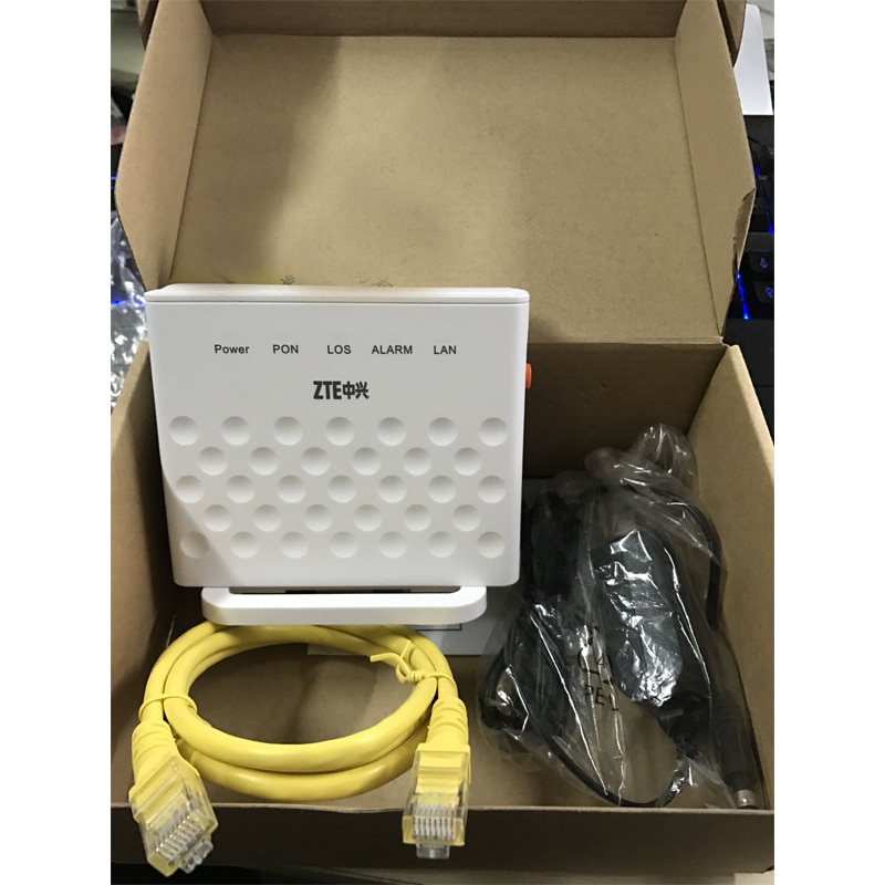 Original ZTE ZXA10 F401 EPON Terminal ONT FTTH EPON ONU with 1GE Ethernet Port English Firmware FTTH Fiber Optical Terminal