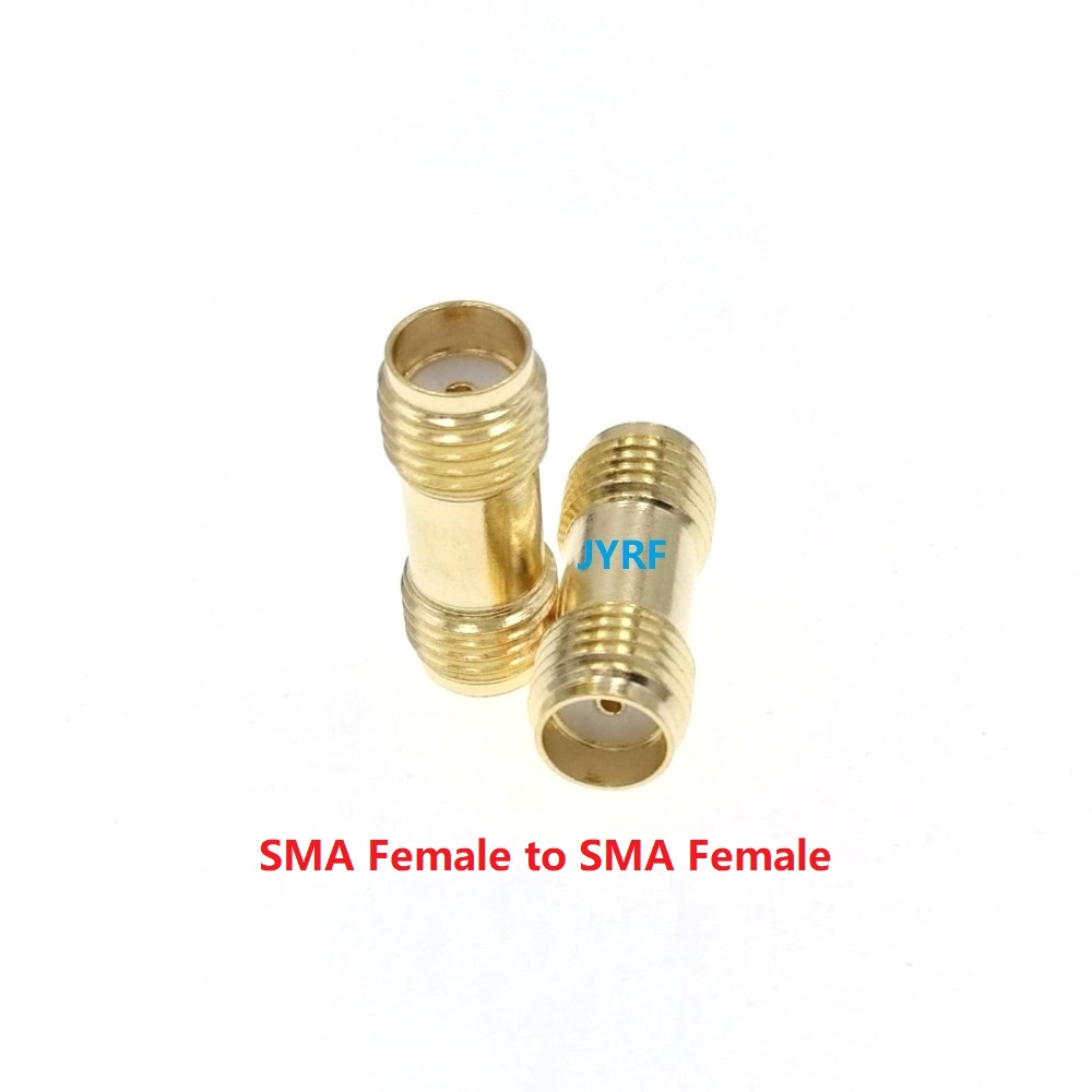 SMA Male Female RF Coaxial Adapter Connector Straight Right Angle T Type Splitter Goldplated: Gold