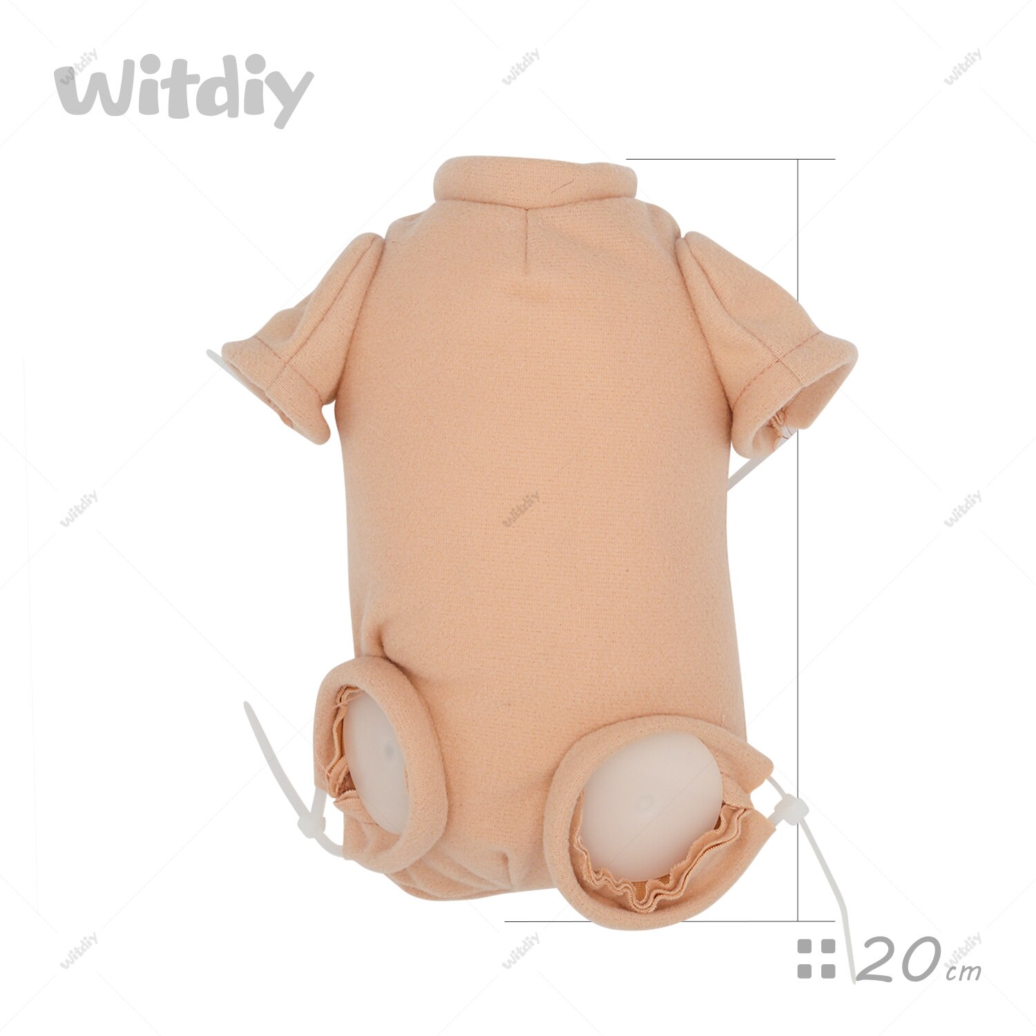 Witdiy muñecas Reborn cuerpo de tela: TwinA