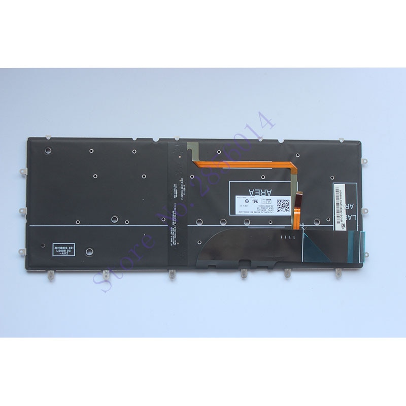 Russian laptop keyboard for Dell XPS 13 9343 13 9350 9360 15BR N7547 N7548 7547 7548 17-3000 with Backlit 0DKDXH NSK LS0BW