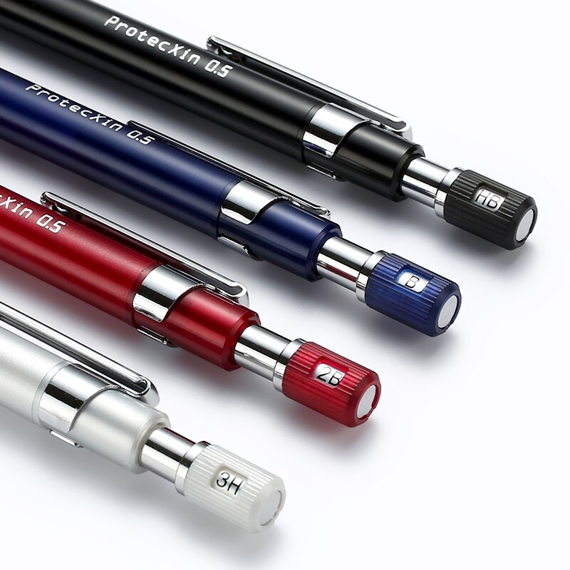 Kokuyo – crayon mécanique en métal japonais, WSG-PS305, noyau Anti-rupture à bas Center de gravité, pour dessin et croquis, pour étudiant, 1 pièces, 0.5