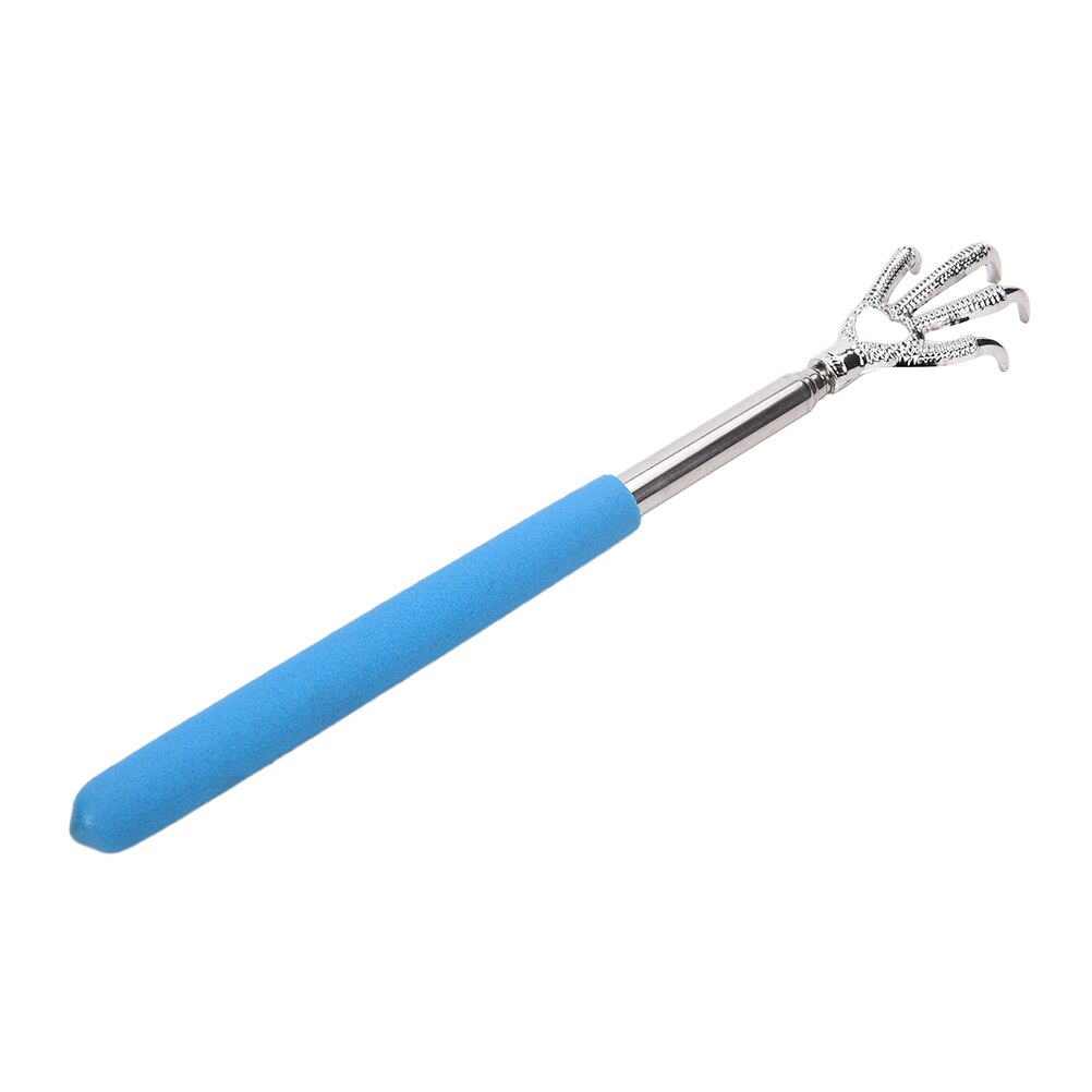 Practical Handy Stainless Pen Clip Back Scratcher Telescopic Pocket Scratching Massage Kit Bear Claw Back Scratcher For Massage: 2