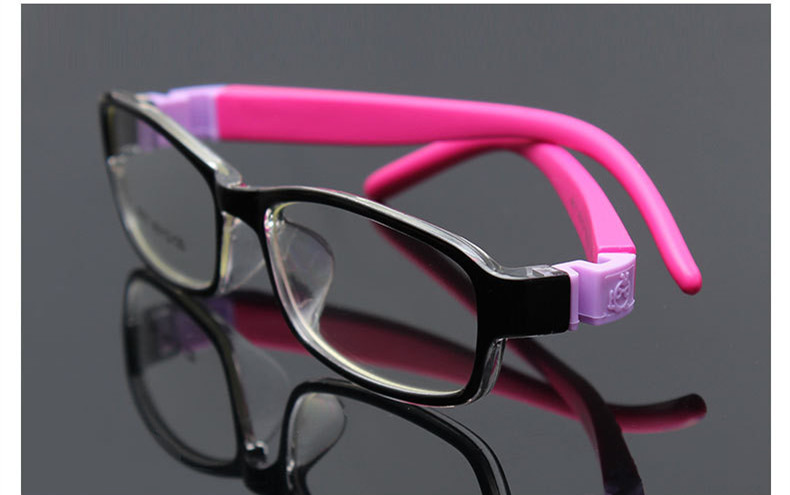 Lunettes à monture Flexible pour enfants, verre optique TR, pliable, sans vis, 8817