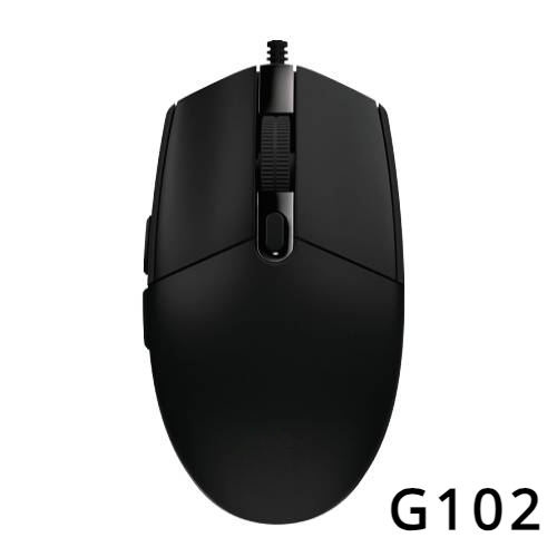 G102 G304 Wired Gaming Mouse RGB USB For PC Laptop Computer Ergonmic Mouse Gamer Mechanica Side Button: black