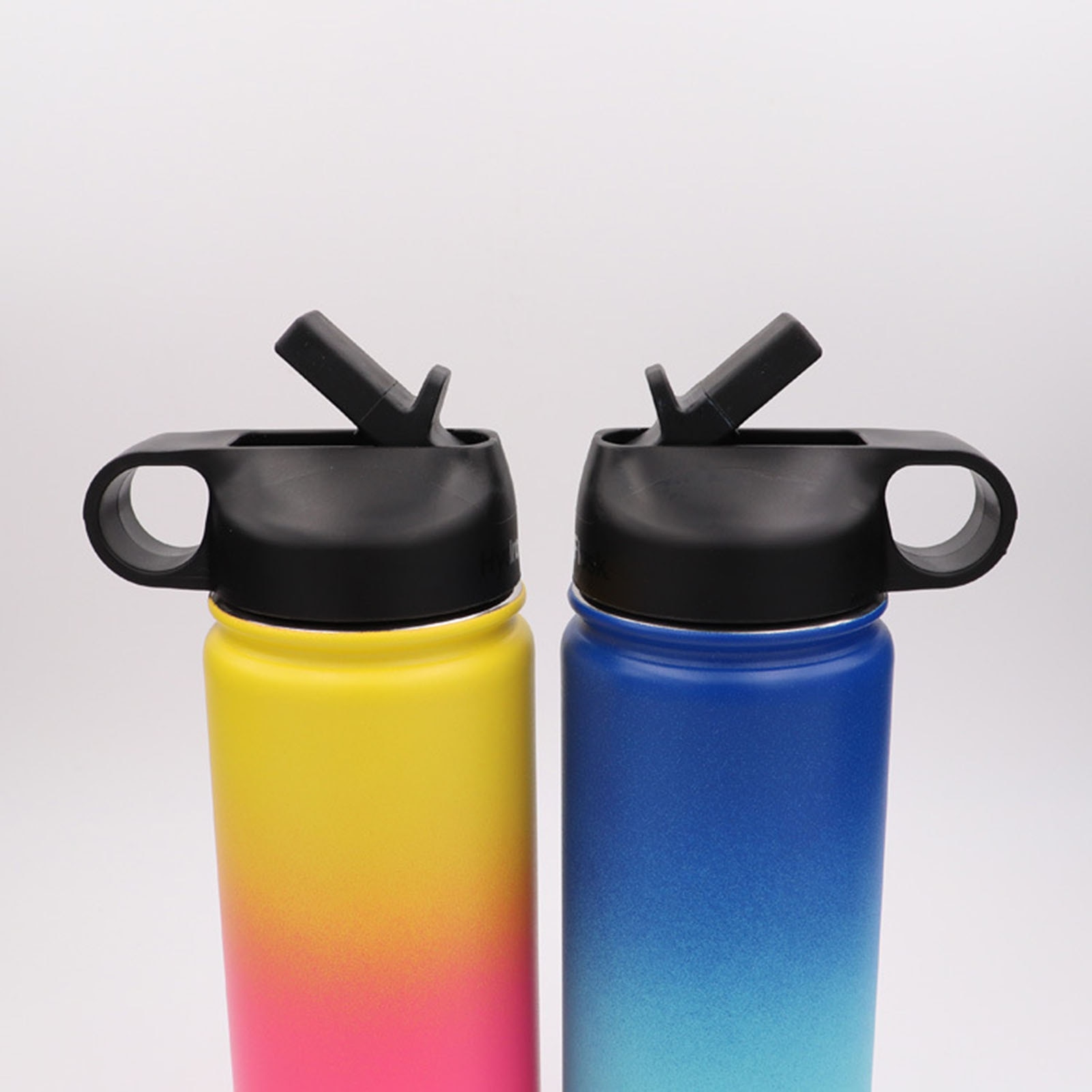 Vacuüm waterfles rietje deksel voor hydro-flask rietje klapdeksel 12 16 18 20 32 40 64oz brede mond waterfles stevige deksel