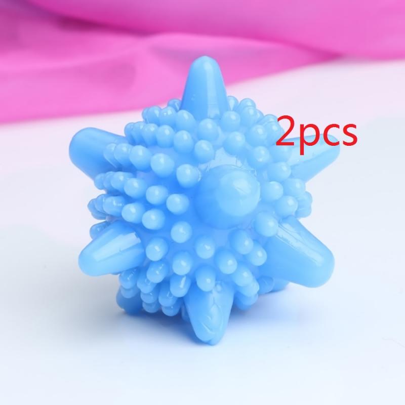 Soften Clean Washing Laundry Dryer Balls Anti Winding Washer Wash Balls Many Colours Convenient Safe Bathtoom Washing Machine: 2pcs