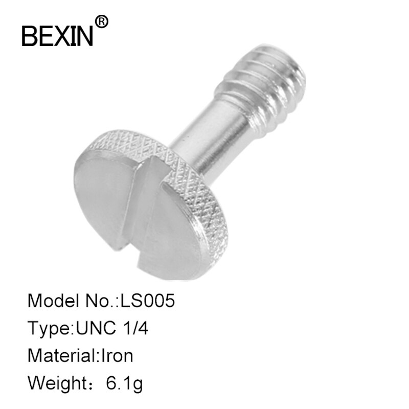 1/4 vite DSLR vite di montaggio per fotocamera piastra a sgancio rapido adattatore per vite lunga vite di ferro a 20 fili per la piastra di scatto rapido della fotocamera